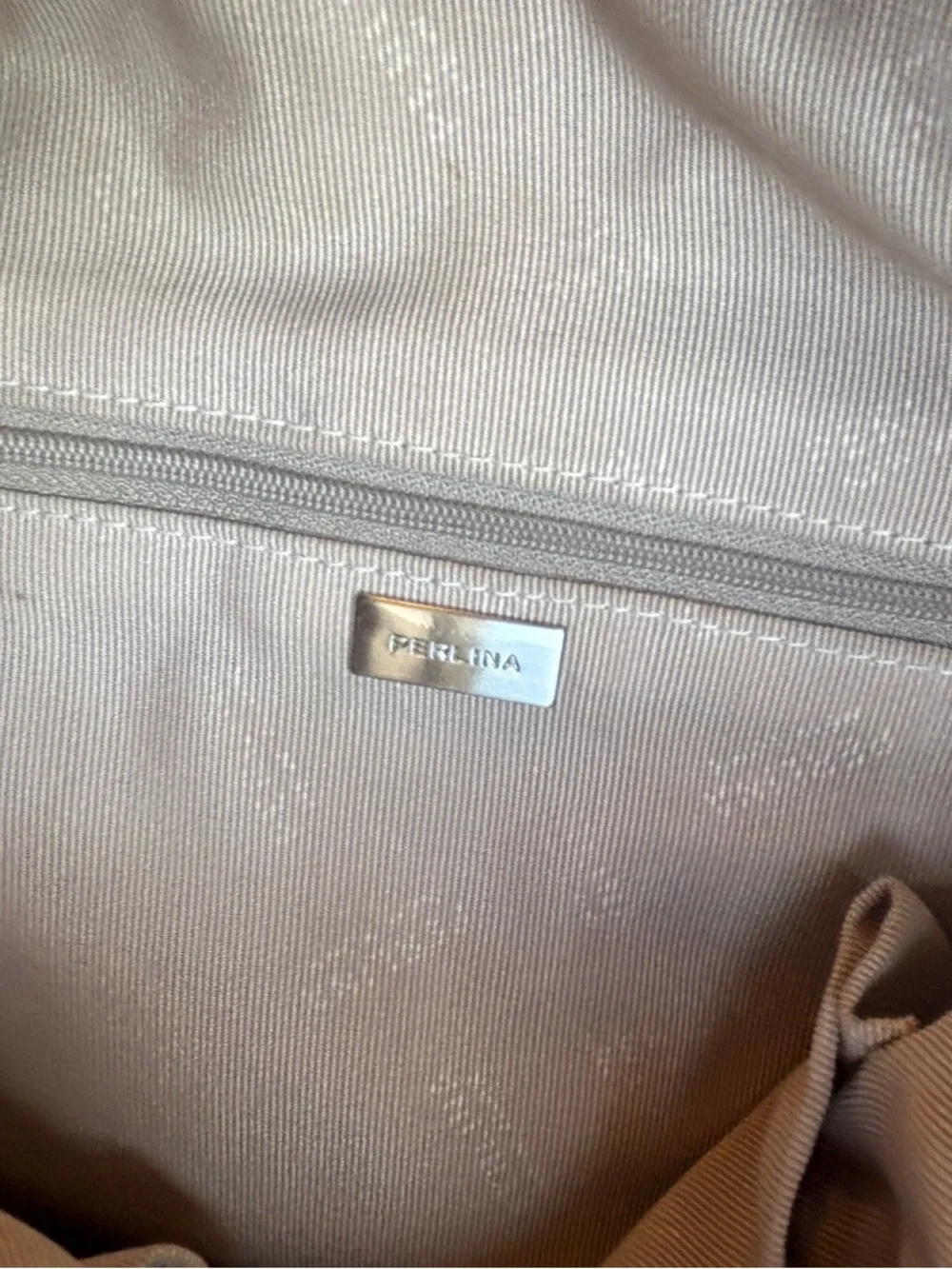 Perlina New York soft yellow/creamy Leather Shoulder Hobo Bag Silver Hardware